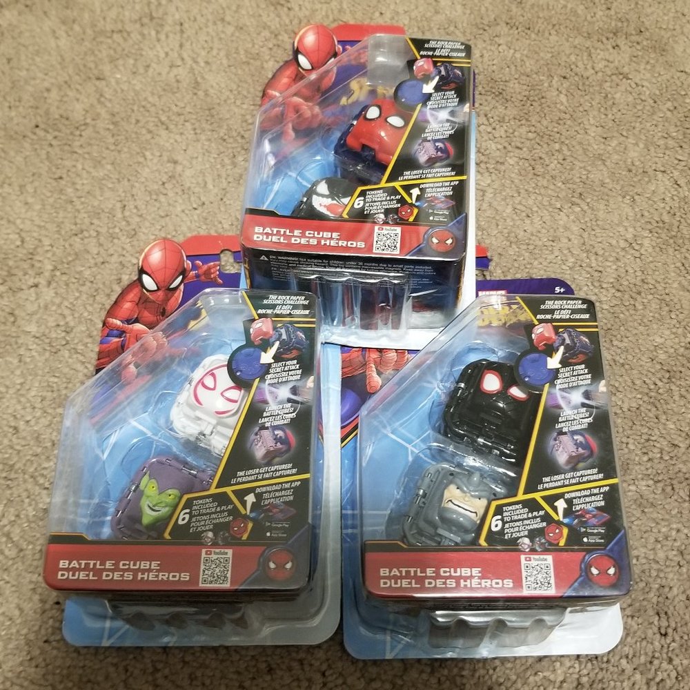 Marvel Spider-man Battle Cubes - (6 cubes)